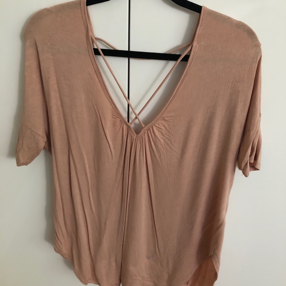 Lush Blouse with Crisscross front detail